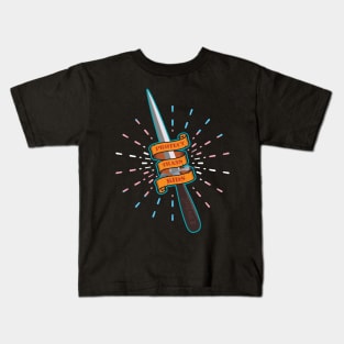 Protect Trans Kids - Jim's Knife Kids T-Shirt